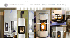Desktop Screenshot of ofenhaus-baklarz.de